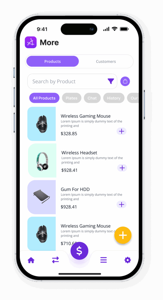 Accept payments anywhere preview on a phone screen