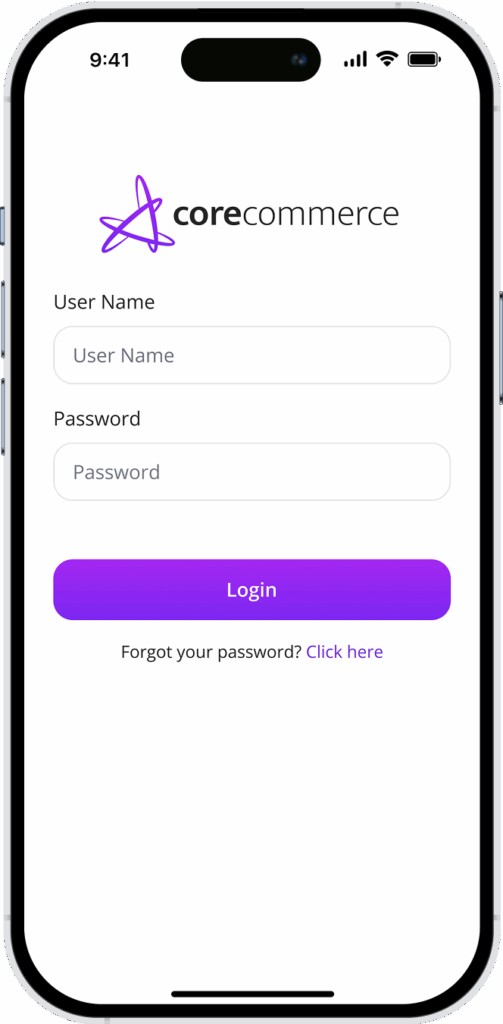 Customized branding preview on a phone screen